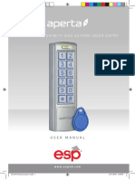 Eztag3 - Proximity and Keypad Door Entry: User Manual