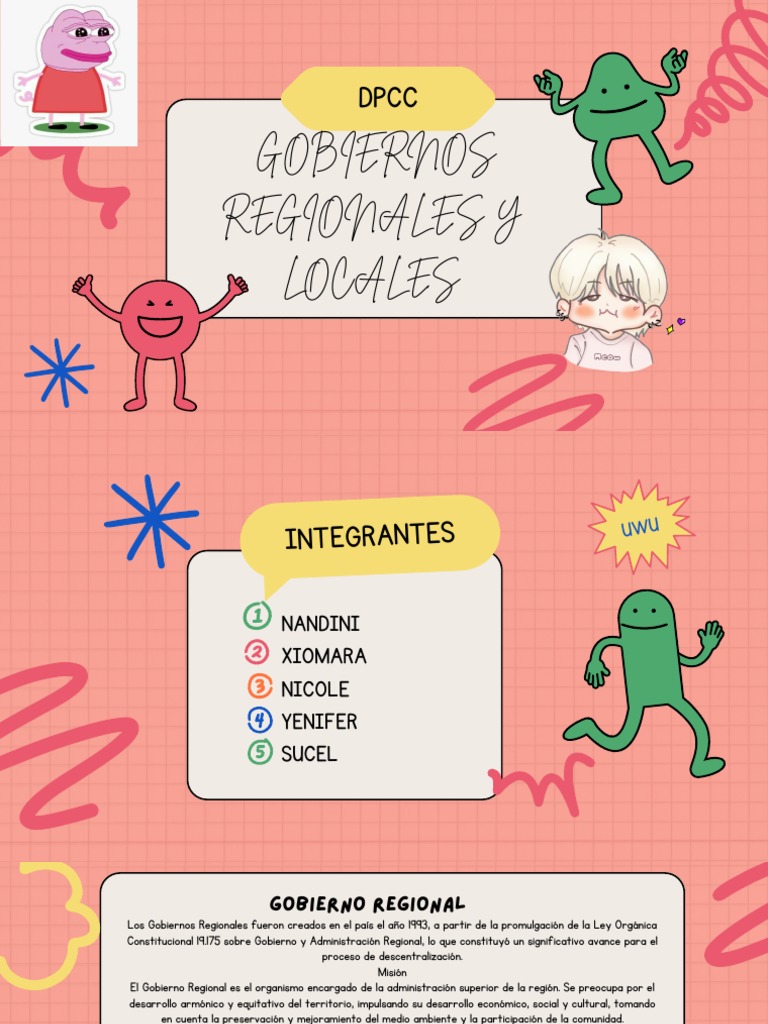 Estructura y Función de Gobiernos Regionales y Locales | PDF | Política ...