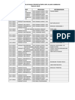 Jadwal Pelayanan Tahun 2023