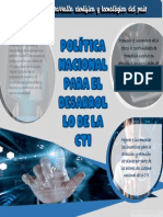 FOMENTAR Política Nacional para El Desarrollo de La CTI