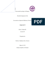 Universidad Tecnológica de Panamá: Asignación #1