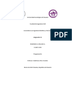 Universidad Tecnológica de Panamá: Asignación #1