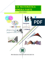 Guía de Matemática Primera Parte: CICLO 2023-I