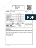 Certificado de Revisión Técnica N°A1304000000029472: Aprobado