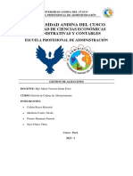 Universidad Andina Del Cusco: Facultad de Ciencias Económicas Administrativas Y Contables