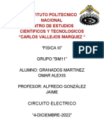 Instituto Politecnico Nacional Centro de Estudios Cientificos Y Tecnologicos "Carlos Vallejos Marquez "