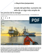 Evolución Del Mercado Del Petróleo - Aumento de Los Precios en Medio de Un Alza Más Amplia de Los Precios de La Energía