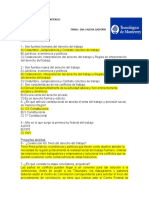 Buentecnologico de Monterrey D3040 Derecho Del Trabajo Ii Alumno: Firma: Ena Valeria Gasperín Evaluacion Parcial I