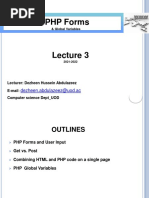 PHP User Defined Functions | PDF | Parameter (Computer Programming) | Php