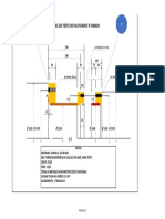 Anel de teste do flutuante P-300020 com especificações técnicas