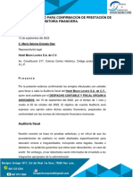 Carta Convenio Despacho - Original