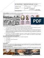 Práctica Calificada - Ciencias Sociales 1ro Año : Docente: César Garrido Vicuña Abril Del 2023 1er Bimestre