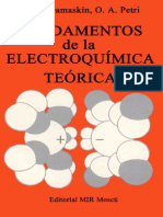 Fundamentos de La Electroquímica Teórica - B. B. Damaskí