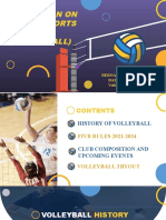 Orientation On School Sports Club (Volleyball) : Bernard Bonnie G. Balangbang Volleyball Coach