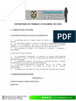 Estrategia de Trabajo 13 de Abril de 2023: 1. Contextualización