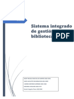 Sistema Integrado de Gestión Bibliotecaria