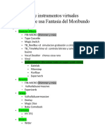 Plugins y Efectos Que Usa Fantasía Del Moribundo