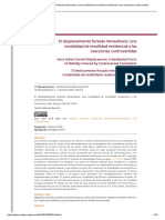 El Desplazamiento Forzado Intraurbano - Una Modalidad de Movilidad Residencial A Las Coacciones Controvertidas