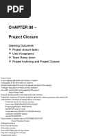 Chap06 - Project Clossure