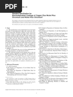 Electrodeposited Coatings of Copper Plus Nickel Plus Chromium and Nickel Plus Chromium