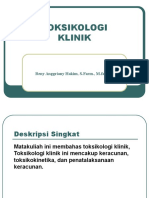 Toksikologi Klinik: Reny Anggriany Hakim, S.Farm., M.farm