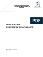 Investigación.: Sindrome de Guillain Barré