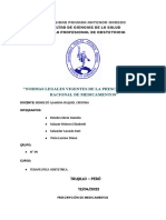 Normas legales de prescripción y uso racional de medicamentos