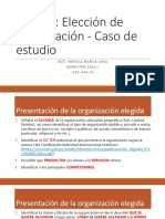 Tema 6 Eleccion de Organizacion Caso de Estudio