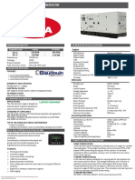 Generator Output Generator Specifications: 50 °C 50 °C 150 kVA 165 kVA 120 KW 132 KW