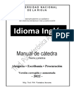 Idioma Inglés: Manual de Cátedra