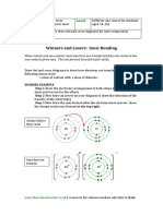 Ionic Bonding Dot and Cross Worksheet