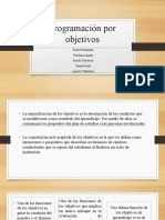 Programación Por Objetivos: Frida Hernández Esteban Amado Janeth Gutiérrez Diana Horta Anette Villalobos