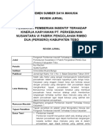 Review Jurnal MSDM