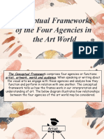 Conceptual Frameworks of The Four Agencies in The Art World