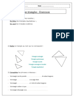 4- exercices Les triangles