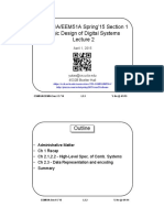 CS M51A/EEM51A Spring'15 Section 1 Logic Design of Digital Systems