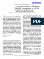 Effect of Relative Groove Position On Performance Analysis of Heat Transfer Enhancement in Solar Air Heater Using Numerical Approach