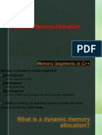 Dynamic Memory Allocation (I)
