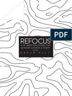 Refocus: A 52-Week Devotional For Worship Leaders & Teams Aaron Bucy