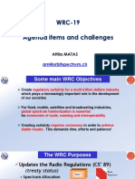 WRC-19 Agenda Items and Challenges: Am@orbitspectrum - CH