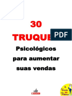 30 truques psicológicos para vender mais