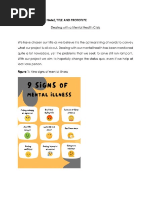 Dealing with a mental health crisis