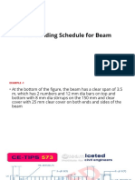 Bar Bending Schedule For Beam