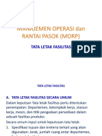 Tata Letak Fasilitas MORP 1