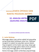 Analisa Antrian (Queuing Analysis) MORP1