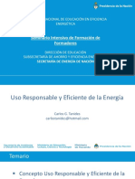 Seminario Intensivo de Formación de Formadores: Estrategia Nacional de Educación en Eficiencia Energética