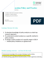 6 Week UPDATED ET7750 Academic Skills Workshop Designing A Policy Analysis 2