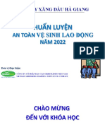 Huấn Luyện: An Toàn Vệ Sinh Lao Động NĂM 2022