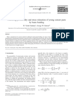 Measuring permeability and stress relaxation of young cement paste