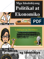 4 Mga Ideolohiyang Politikal at Ekonomiko